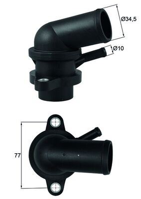 ZTH1000 Termostat 87 C Chevrolet Kalos 1.4 2003-2008