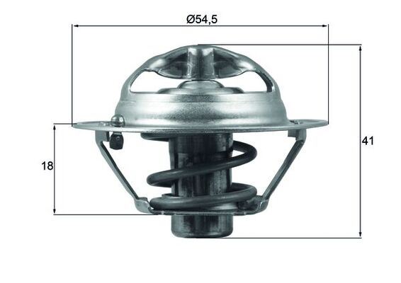 KLR-575120 Termostat 82c Lodgy Duster Ii 1.6 16v H4m  (Subaru  Leone Opel  Campo Nissan)