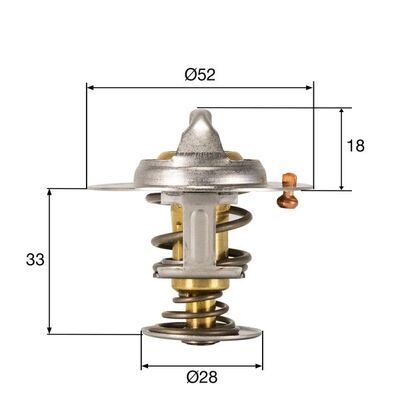 ERA 350610A Termostat Focus Iv 1.1 Cvt 17> C Max 11> S Max 11> Fiesta 08> 1.0l Ecoboost