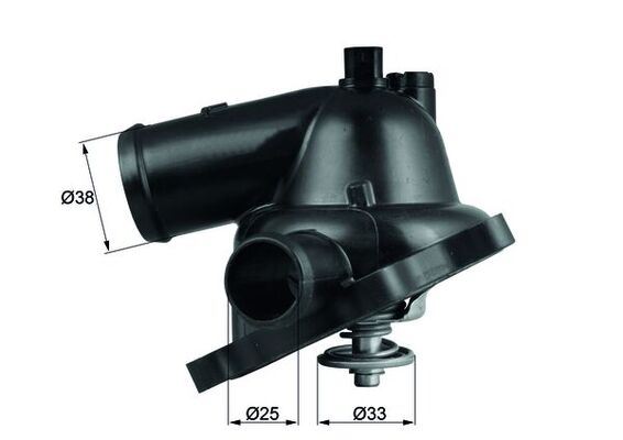 MAHLE TM2395 Termostat Thermostat. Map-Controlled