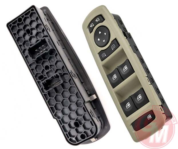 GUA 41417 Cam Açma Anahtari Kumanda Grubu Bej Renault Fluence Dörtlü Merkezi Kilit Düğmeli Ayna Ayarli C İft Soket
