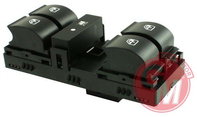 GUA 41693 Cam Anahtari Kumanda Grubu Ön Sol Fiat Doblo 12fişli Çerçevesiz