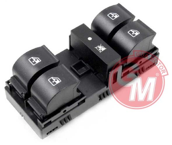 GUA 41694 Cam Açma Anahtari Kumanda Grubu Ön Sol Fiat Linea 09> Çercevesiz 8 Fişli