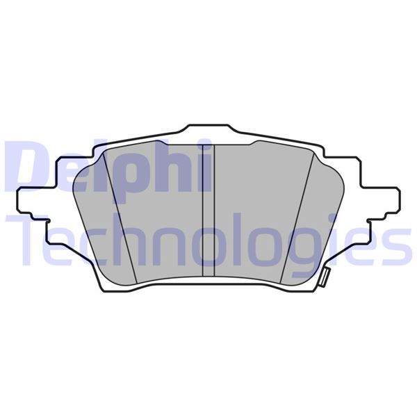 DELPHI LP3608 Arka Fren Balata Toyota Corolla 1.2l 8nrfts Nre210 19-> / 1.6l 1zr-Fae Zre210 19-> / 1.8l 2zr-Fxe Hybrid Zwe211 19-> / 1.5l M15a-Fks Mzea11 21->