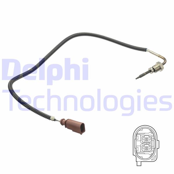 DELPHI TS30173 Egzoz Sicaklik Sensörü Transporter Mk V -Chassis 7jd-7je-7jl-7jy-7jz