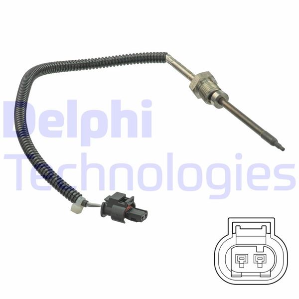 DELPHI TS30217 Egzoz Sicaklik Sensoru Kat. Uzerinde Mercedes W203 S203 W204 S204 C209 A209 C219 W211 S211 W221