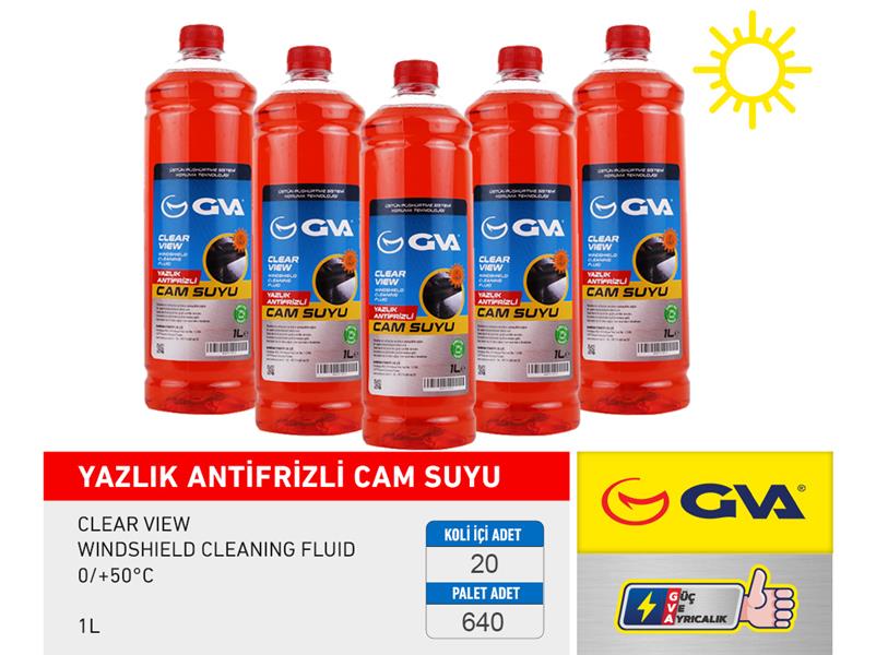 GVA 9910310 Cam Suyu 1 Lt Yazlik Antifrizli 0/ 50c