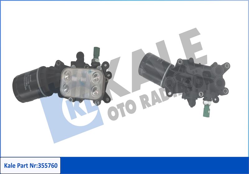 KALE 355760 Yağ Soğutucu Modül Audi A1-Seat Ibiza Iv-Toledo Iv-Skoda Fabia Iii-Rapid-Polo 1.4tdi 14 > Komple
