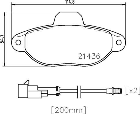 VALEO 9002035 Disk Fren Balatasi Ön Ford Ka 1.2 09-08>