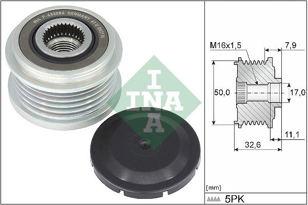 INA 535035910 Alternator Kasnagi Mercedes W177 V177 W247 X247 H247 C118 X118