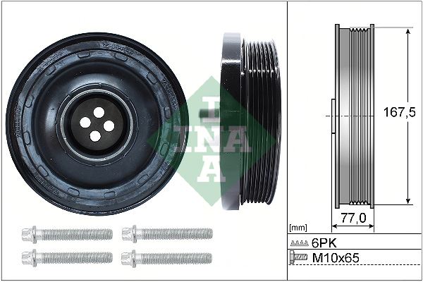 INA 544013720 Krank Kasnagi Bmw N47 F10 F20 F30 F36 E84 F25