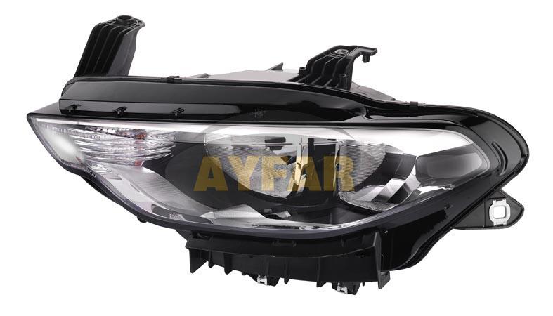 AYFAR 101133 Far Motorlu Siyah Çerçeveli Sol Fiat Egea 15 >