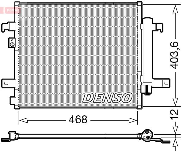 ORIS-CFI774016 Klima Radyatoru (Kondanser) A M Spider 124 1.4 2016> (498x409x16)