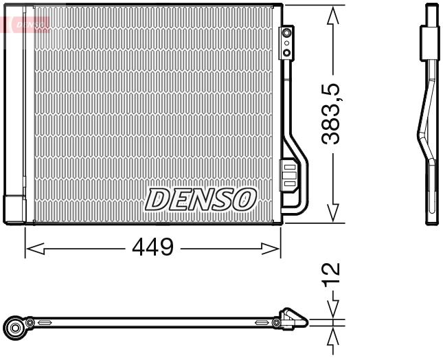 DENSO DCN16002 Klima Radyatoru Smart Fortwo Coupe 451 07>