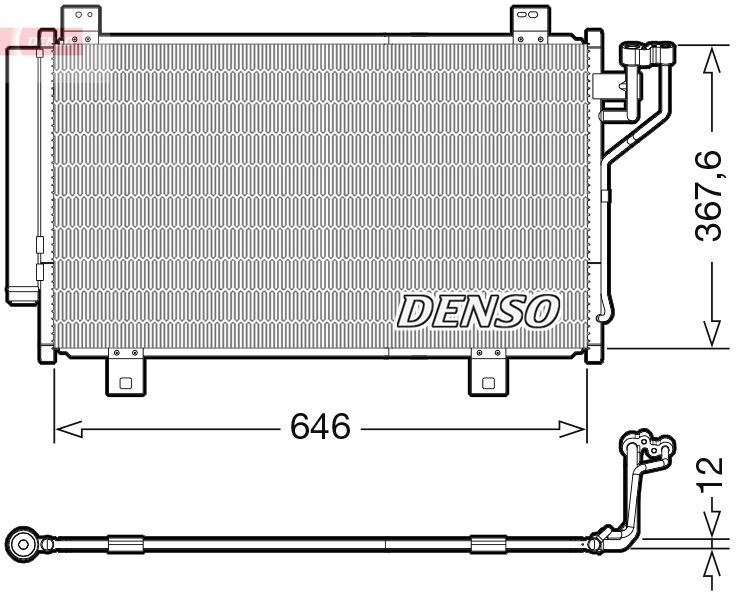 KLR-345505 Klima Radyator (Mazda  3-6 2012//)