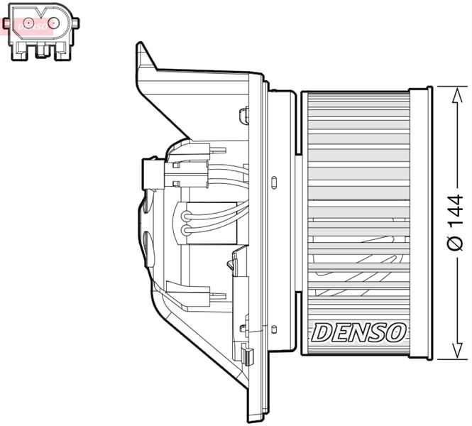 DENSO DEA05005 Kalorifer Motoru Mini R55 R56 R57 R58 R59 R60 R61