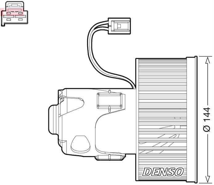 DENSO DEA05008 Kalorifer Motoru Bmw F07 F10 F11 F18 F12 F13