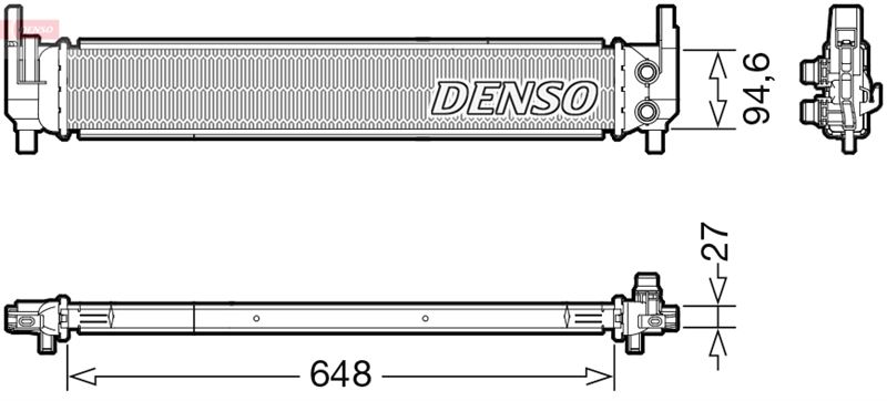 DENSO DRM02042 Radiator. Engine Cooling Audi A3 8v 12-