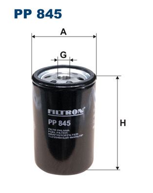FILTRON PP845 Yakit Filtre Autosan-Avia-Ikarus-Iveco-Jelcz-M.A.N.-Renault Rvi -Scania-Tatra-Volvo-Case F026402037-A1205-Kc178