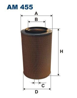 FILTRON AM455 Hava Filtre M.A.N. 14t-15t-18t-24t-L2000/L2000-M2000/M2000-M.A.N. Bus El/Em-Hocl/Foc 0986626754-2718700-Lx345