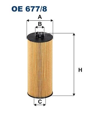 FILTRON OE677.8 Yag Filtresi Mercedes M278 W176 W205 C218 W213 V167 W222 R231 C190