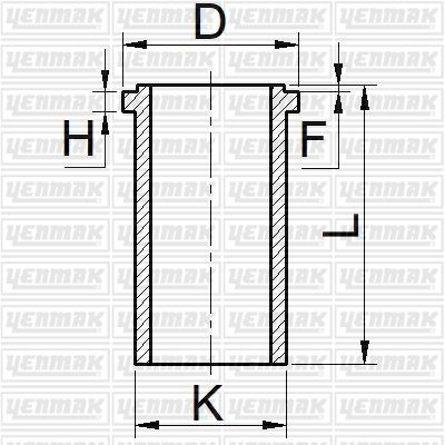 YENMAK 51-65994-000 Gomlek Std Hilux 90-00