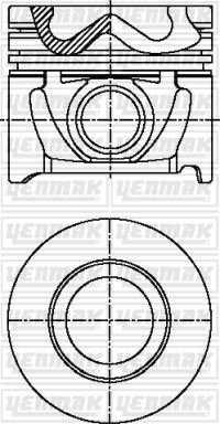 YENMAK 36-04444-050 Piston Segman 0.50 Accent Admira Crdi 03-05 / Tucson / Santafe 2.0 D3ea