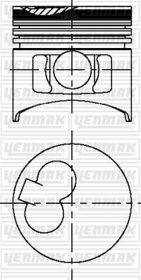 YENMAK 31-04442-050 Piston Segman 0.50 1-3 Starex / Bongo / K2500 Tci-Ym D4bh