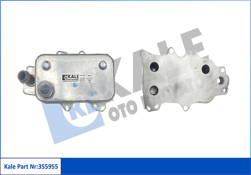 KALE 355955 Yağ Soğutucusu Ford Transit 06> V347-V363 2.2/2.4 Tdci Petek Metal Filtre 2.4tdci 06>14 V363 2.2tdci 155ps 14>A.Ceker