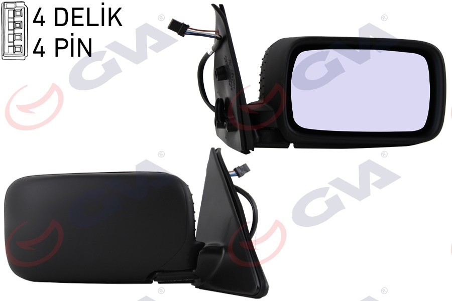 GVA 1099352 Dis Dikiz Aynasi Elektirikli Isitmali Mavi Cam Sag Bmw E36 Sedan 92>98