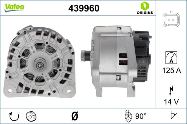 DEN-DAN3012 Alternator 120a Kangoo Ii Megane Ii Sandero 1.5 K9k