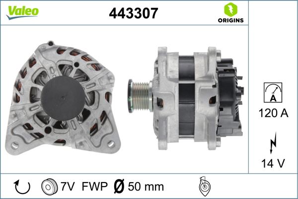 VALEO 443307 Alternatör Renault-Nissan
