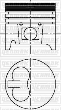 300011 Amortisor Arka Sol-Sag Gazli Mitsubishi Carisma (Da) 1.6 1995-2006