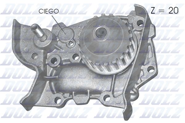 DOLZ R214 Devirdaim Kng 97>Clio Ii 98-05 Mgn 96> E7j Rn-Rt-Rxe 1.4