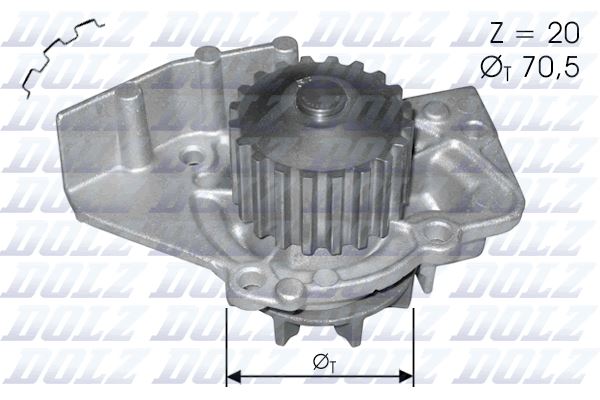 DOLZ C120 Devirdaim Partner-Berlingo-C5-307-Expert-Boxer-Jumpy-Jumper-Scudo-Ducato 2.0hdi Dw10
