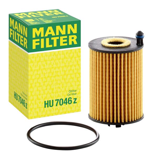MANN HU7046Z Yağ Filtresi Audi A4 B9 - A5 F53 F57 F5a - A6 C8 - A7 4ka - Q5 Fyb Fyt 2.0tdi 2018 >