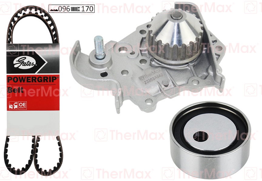 THERMAX T15.125 Devirdaimli Eksantrik Gergi Kiti Renault Clio Ii 01>Kangoo 97>Megane 96> Dacia Logan 04> Sandero 08> Solenza 04> 1.4-1.6 E7j-K7j-K4m