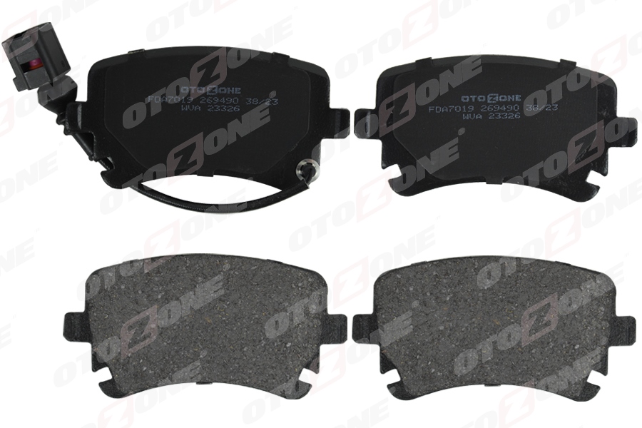 OTOZONE FDA7019 Arka Balata Vw Transporter T5 03 >09 > A4 04-09 A6 04-11 A8 03-10 Fişli