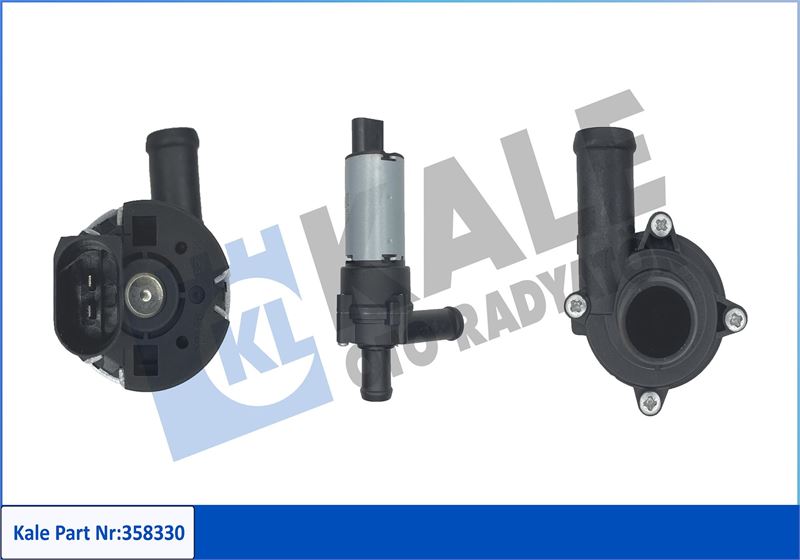 KALE 358330 Elektrikli Su Pompasi A3-A6-Q7-R8-Tt-Galaxy I-Porsche Cayenne-Alhambra-Ibiza Iii-Bora I-Eos-Golf Iv Golfv-Lt28-35ii-28-46ii-Passat-Polo-Sharan-T4-3d0965561d-1101228-3m218502ba-Ym218502aa-95510656101