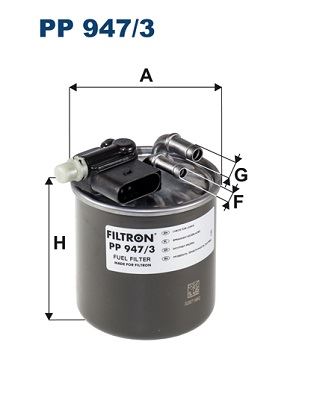FILTRON PP947.3 Yakit Filtresi Mercedes Om607 W176 W246 C117 X117 X156