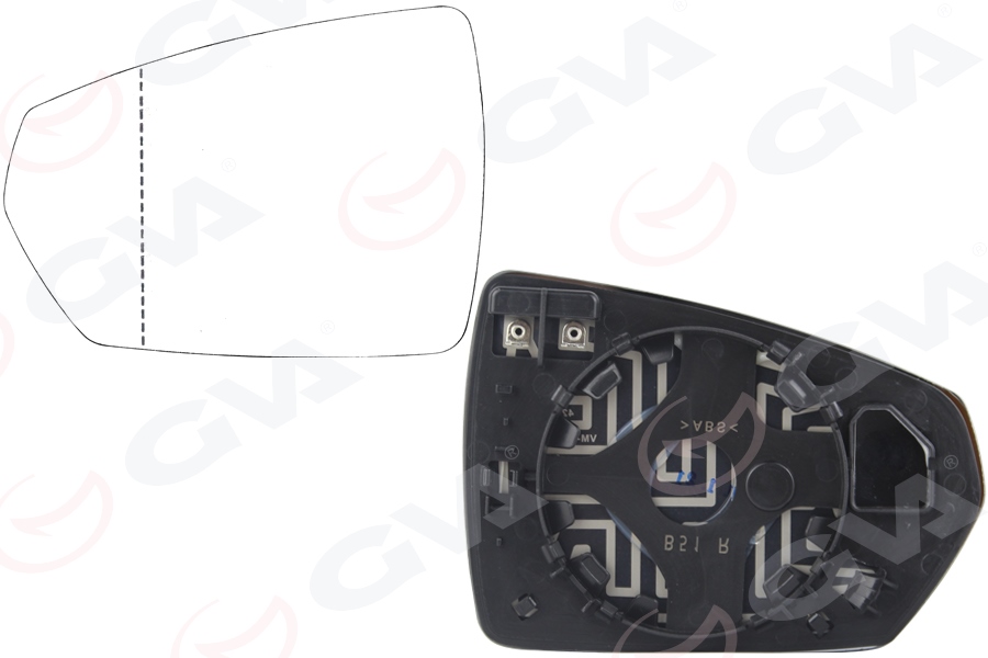 GVA 1175067 Ayna Cami Sol Vw Polo 17- Isitmali Asferik Vm-6390aghl