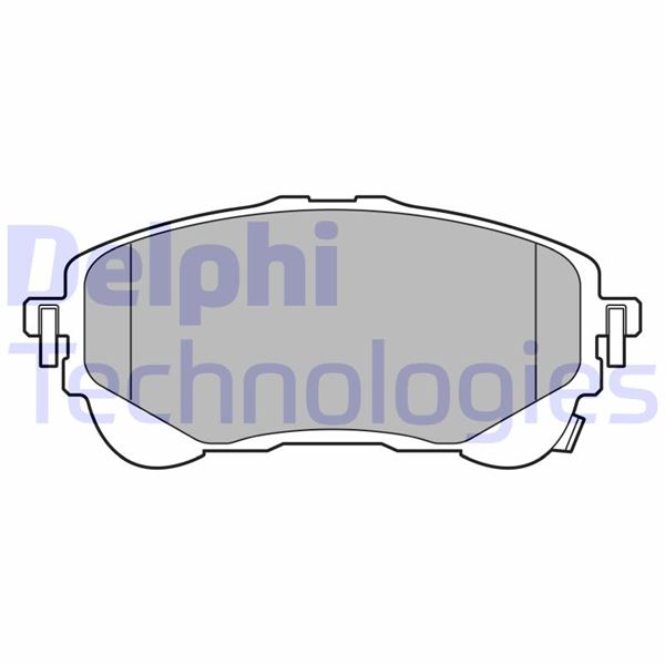 DELPHI LP3609 Ön Fren Balata Toyota Corolla 1.6l 1zr-Fae Zre210 19-> / 1.2l 8nr-Fts Nre210 / 1.8l 2zr-Fxe Hybrid Z We211 Zwe219 19-> / Yaris Cross 1.5l 20->