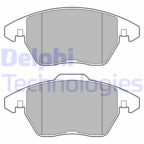 DELPHI LP3684 Fren Balatasi Audi-Seat-Skoda Svw -Vw. Vw Svw