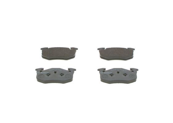 WDB114 Fren Balata Arka Peugeot 206 (2a/C) 1.6i 16v 1998-2006/ 1.6 Hdi 1998-2006/ 2.0 Hdi 1998-2006/ 2.0 Gti 1998-2006 / 205 1.9 Gti 1983-1998 / Citroen Zx (N2) 1.6 1991-1997