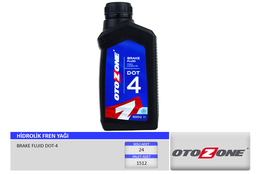 OTOZONE CDOT-4 Hidrolik Fren Yaği Dot-4 500g