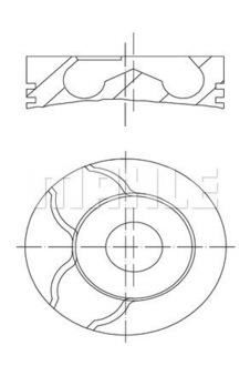 OP 500055511 Motor Piston Segman Std 88.00 Ducato Iii-Iveco Daily-Karsan Jest 11>14 2.3jtd C13 F1a Euro5 F1ae3481e