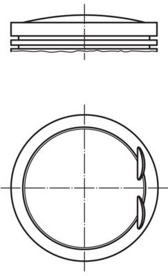 MAHLE 028PI00128000 Piston 82.51mm Std A3 Passat 1.8 Tsi 07-12 Byt Bzb Caba Cabb Cabd