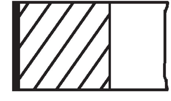 MAHLE 03077N0 Segman 81.00mm Std Caddy Iii Golf Iv-V Bora Passat 1.6 01- Bfq Bgu Alz Bse Bsf