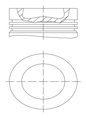 MAHLE 028PI00138000 Vag 79.5 Mm Std
