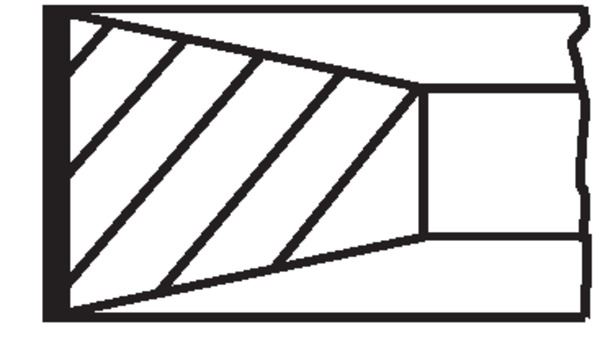 MAHLE 039RS001190N0 Segman Ford-Pkw/Peugeot 73.7 Mm Std